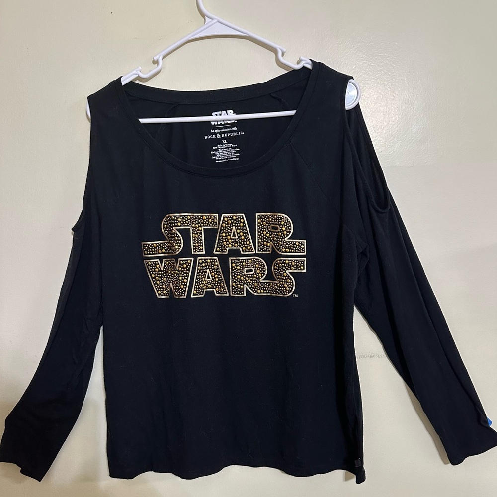Star Wars Rock & Republic Cold Shoulder Top